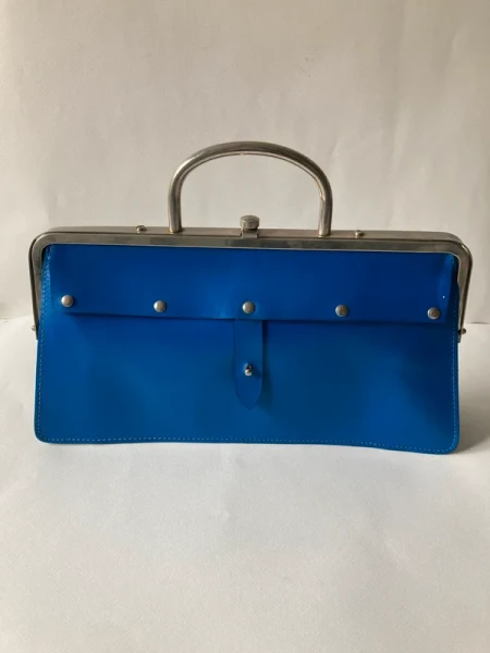 Sac cuir bleu électrique - In & Out | Vinted