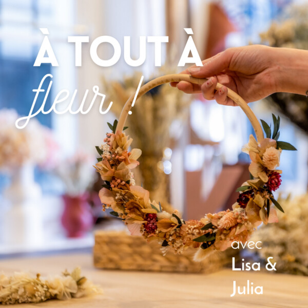 Atelier Couronne de fleurs séchées