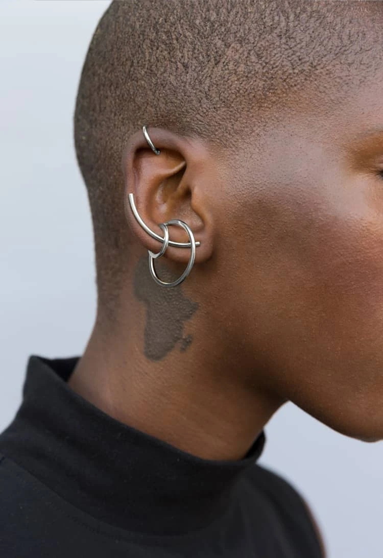Ensemble boucles d’oreilles argent