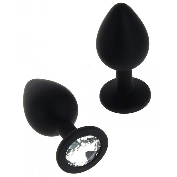 Plug Diamond Noir en Silicone