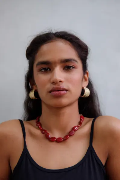 Stolen Kiss - Garnet Necklace