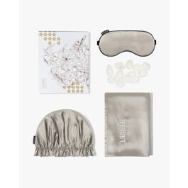 Monogrammé Ensemble de Nuit de Beauté en Soie