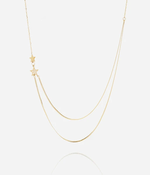 Collier Anaxes (Acier doré)