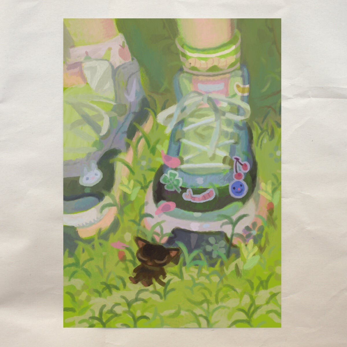 Nap in the garden ✦ PRINT