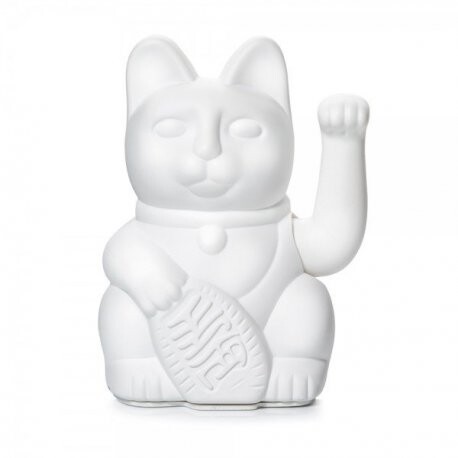Maneki Neko Lucky Cat Donkey, White chat japonais porte-bonheur