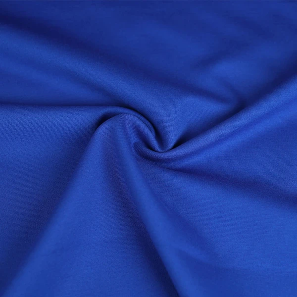 Tissu jersey maille Milano de viscose ultramarine | Pour couture d'habits stretch : tee-shirt ou robe