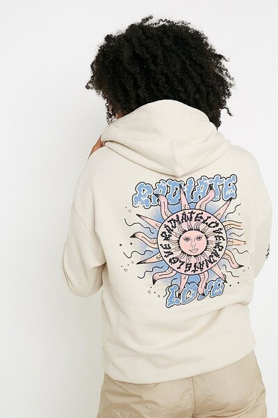 UO - Sweat à capuche style skater Radiate Love