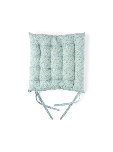 Coussin de siège | Coton. 40 x 5 x 40 cm. | Sky Blue