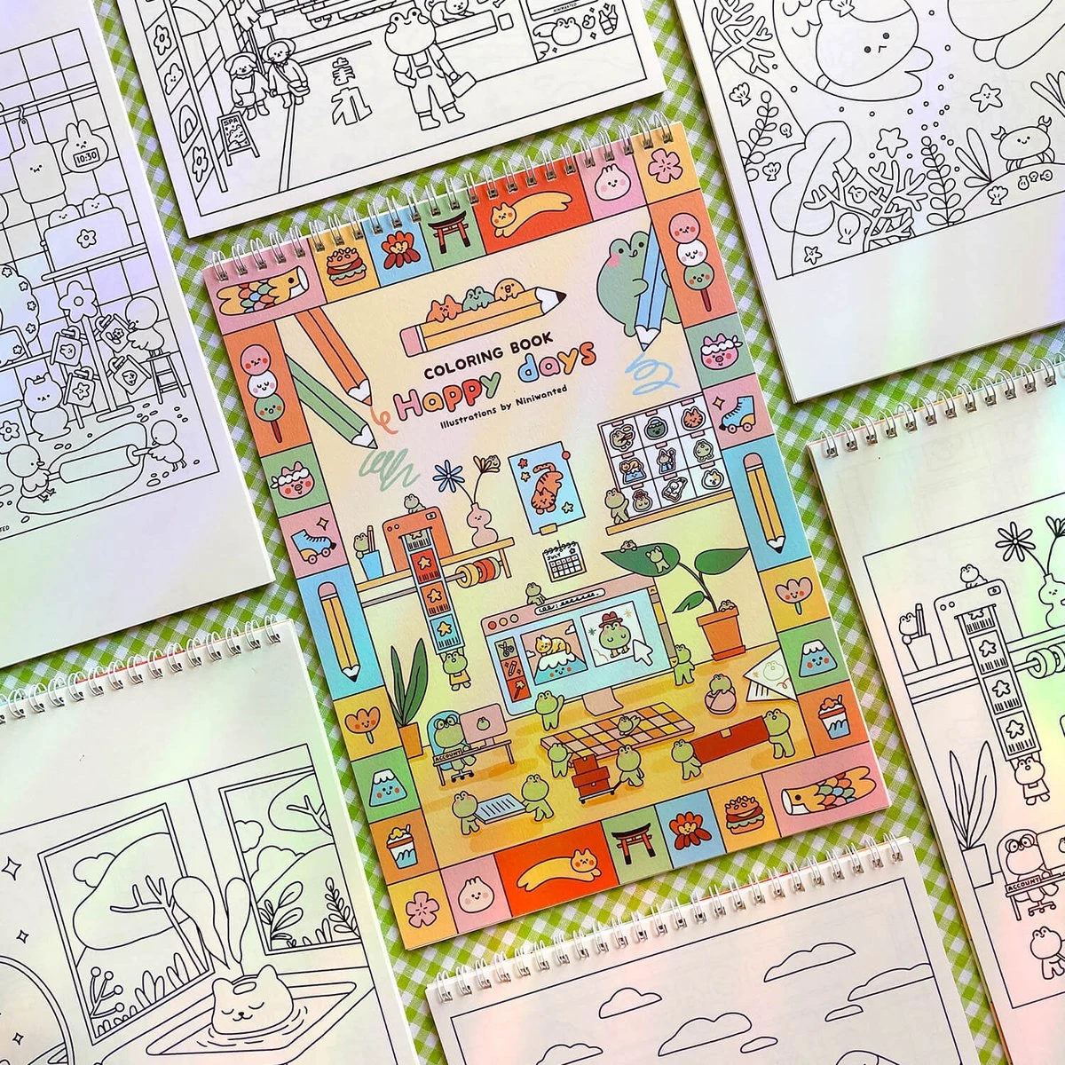 Coloring book - Happy days