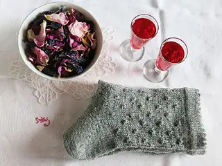 Damson Gin socks pattern by Ambrose Smith