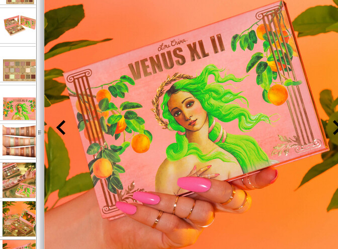 Palette d'Ombres à Paupières Lime Crime – Venus XL II