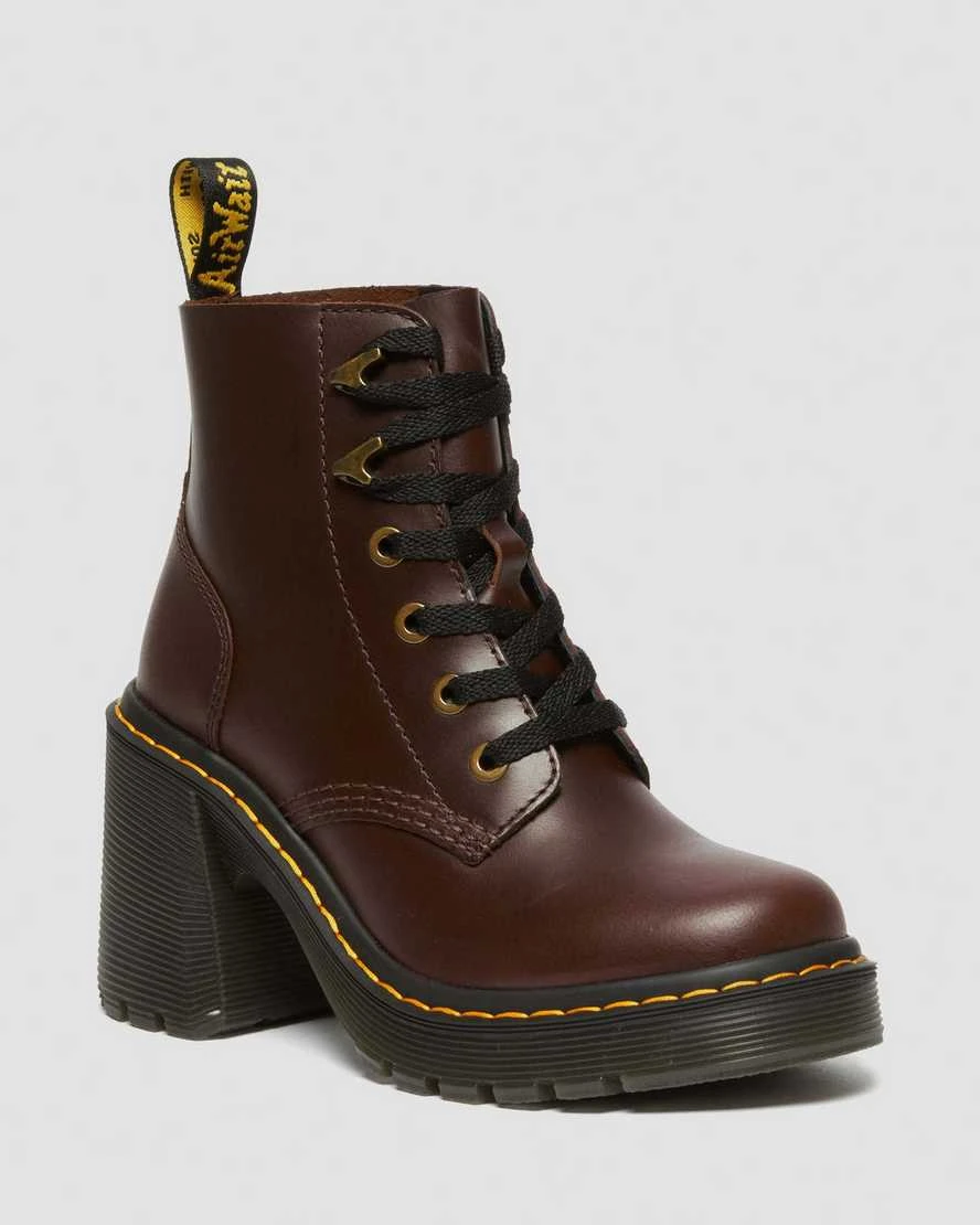 DR MARTENS Boots Jesy en cuir &agrave; talons &eacute;vas&eacute;s