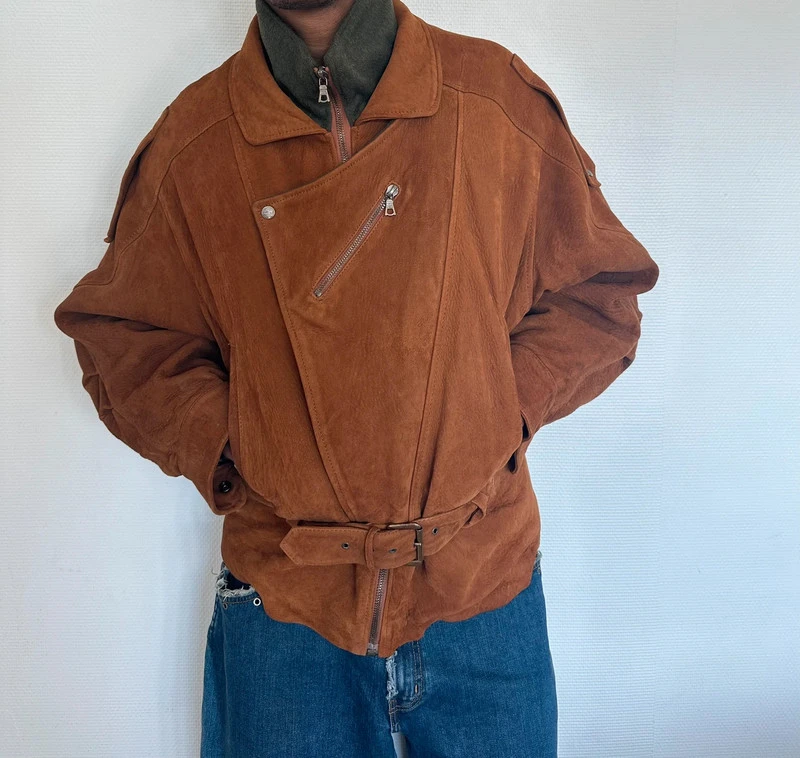 Veste en cuir