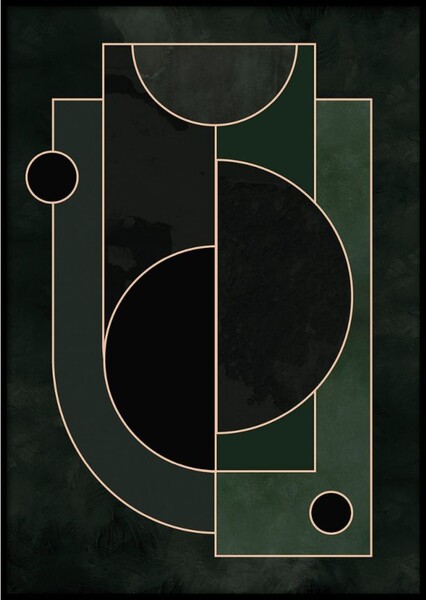 Abstract Forms no.1 Poster