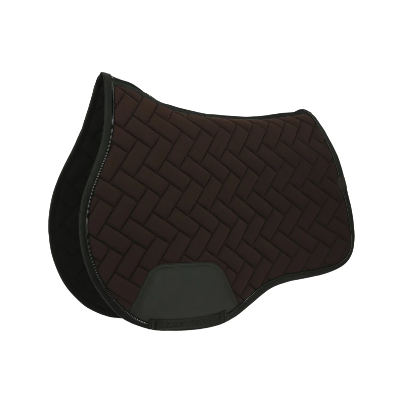 Equithème - Tapis de selle Impulsion marron
