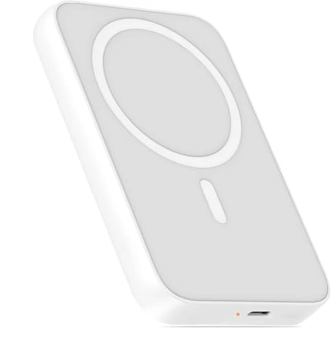 Batterie Externe Magnétique sans Fil, 20W Charge Rapide Chargeur Powerbank, 10000mAh Power Bank Compatible avec iPhone 16 15 14 13 12 Pro Max Plus iPad Android, Portable Batterie Powerbank Induction