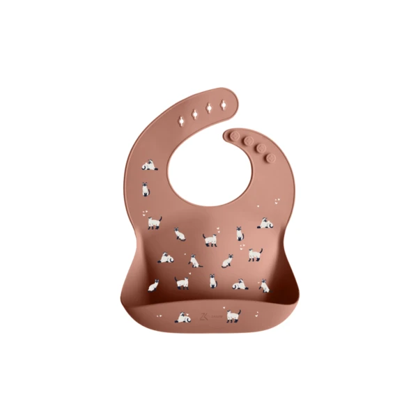 Bavoir en silicone
