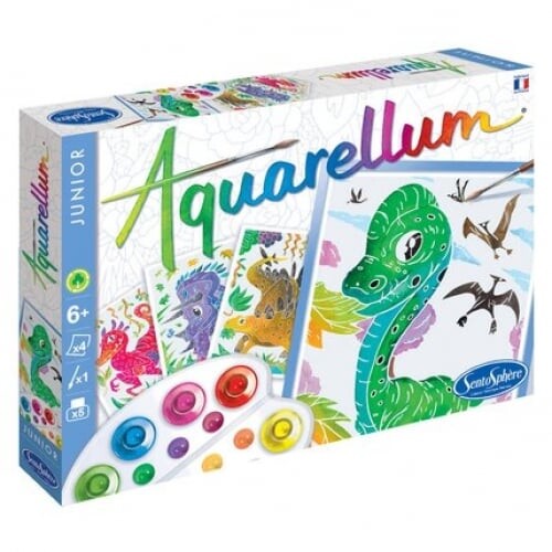 Coffret Aquarellum Junior - Dinosaures - Coffrets Peinture Enfants - Coffrets Créatifs pour enfant | Cultura