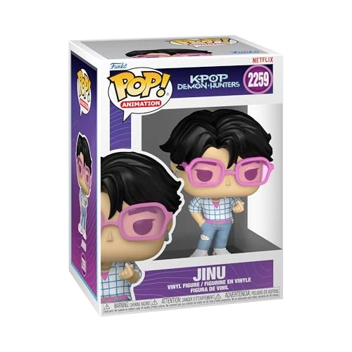 Funko Pop! Animation: Kpop Demon Hunters - Jinu - 1 Chance sur 6 D'avoir Une Variante Rare Chase - Idée de Cadeau - Movies Fans