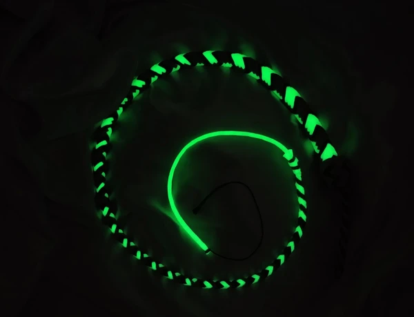 BDSM whip glow in the dark paracord