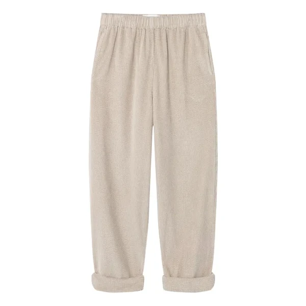 American Vintage - Pantalon Velours Côtelé Padow - Mastic | Smallable