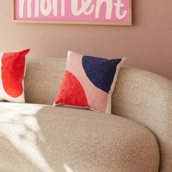 Coussin Brodé Design - Nairobi