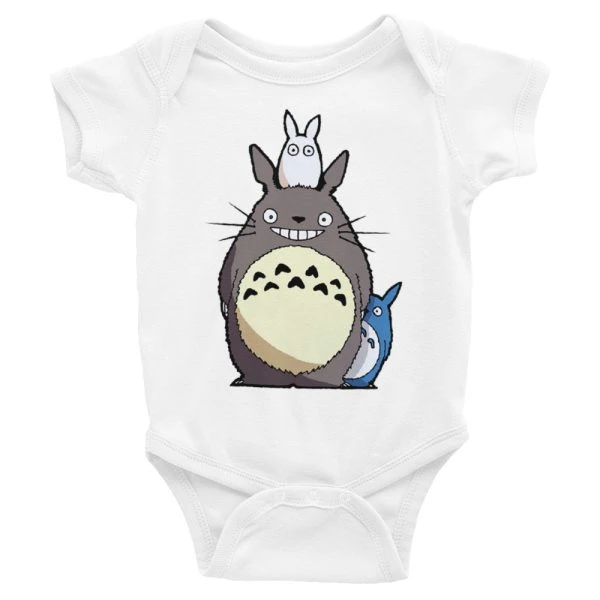 Totoro Family Cute Baby Onesie Infant Bodysuit - Ghibli Merch Store - Official Studio Ghibli Merchandise