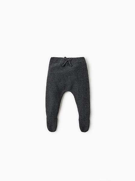 PANTALON AVEC PIEDS EN MAILLE