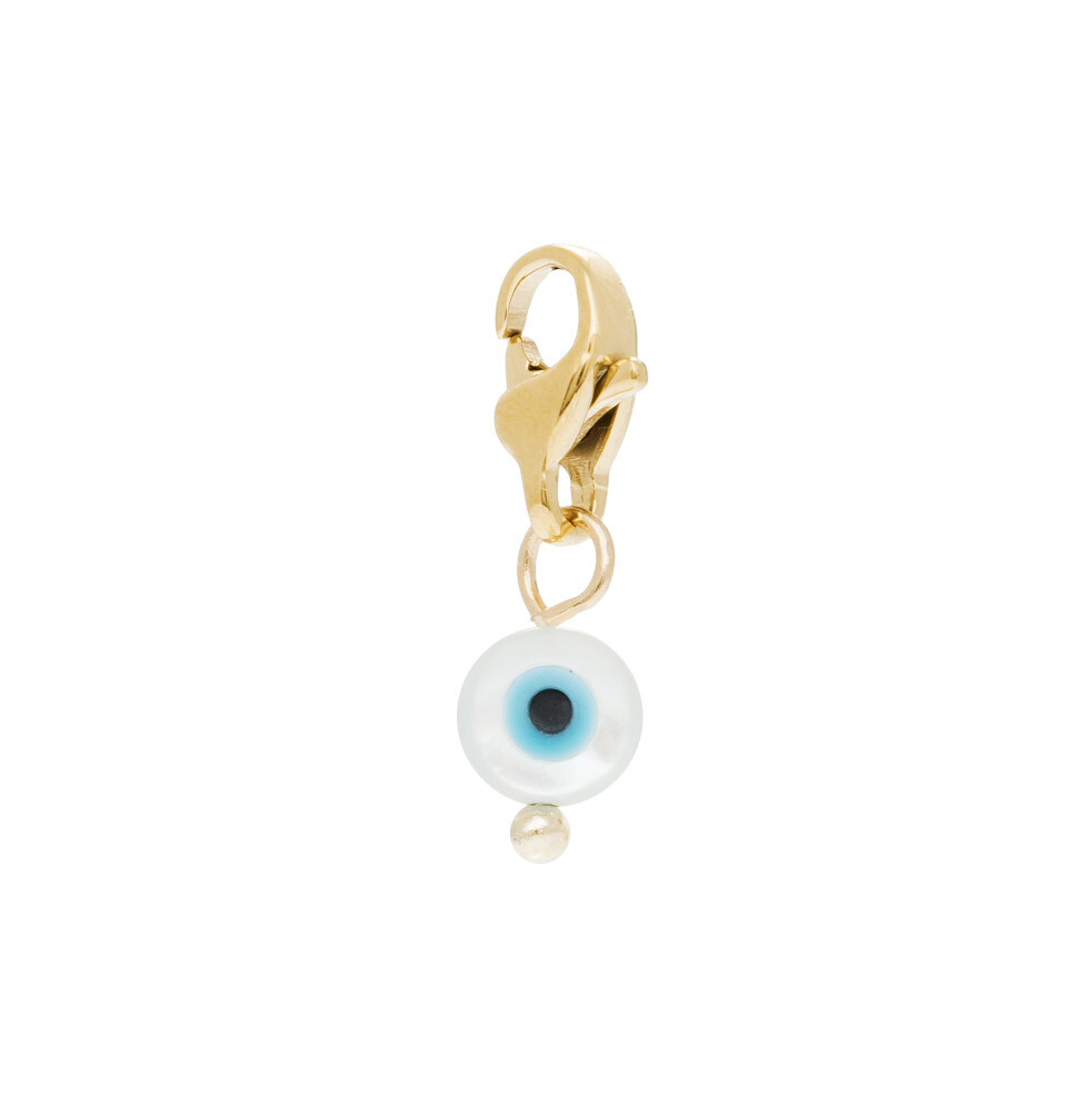 Charm oeil (bleu), Siloé Paris - Bijoux Fantaisie Créateurs