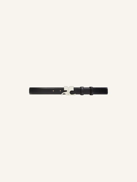 CEINTURE AC EN CUIR GRAINÉ
