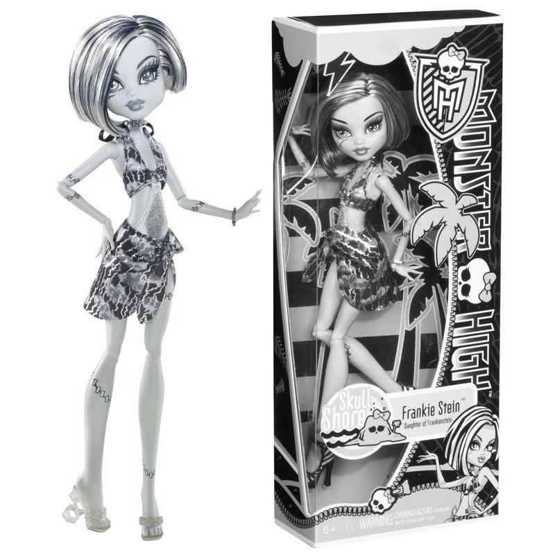 frankie skull shores black and white