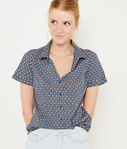 CAMAIEU - Chemisier coton mélangé femme T.46