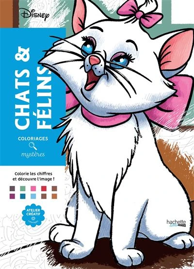Coloriages mystères Disney - Chats et félins