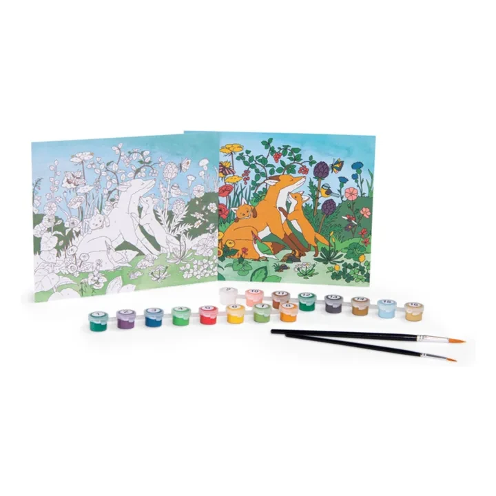 Peintures au numéro Le jardinier