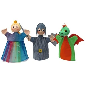 Set 3 marionnettes dragon