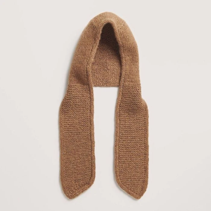 Kit tricot écharpe capuche alpaga Rico