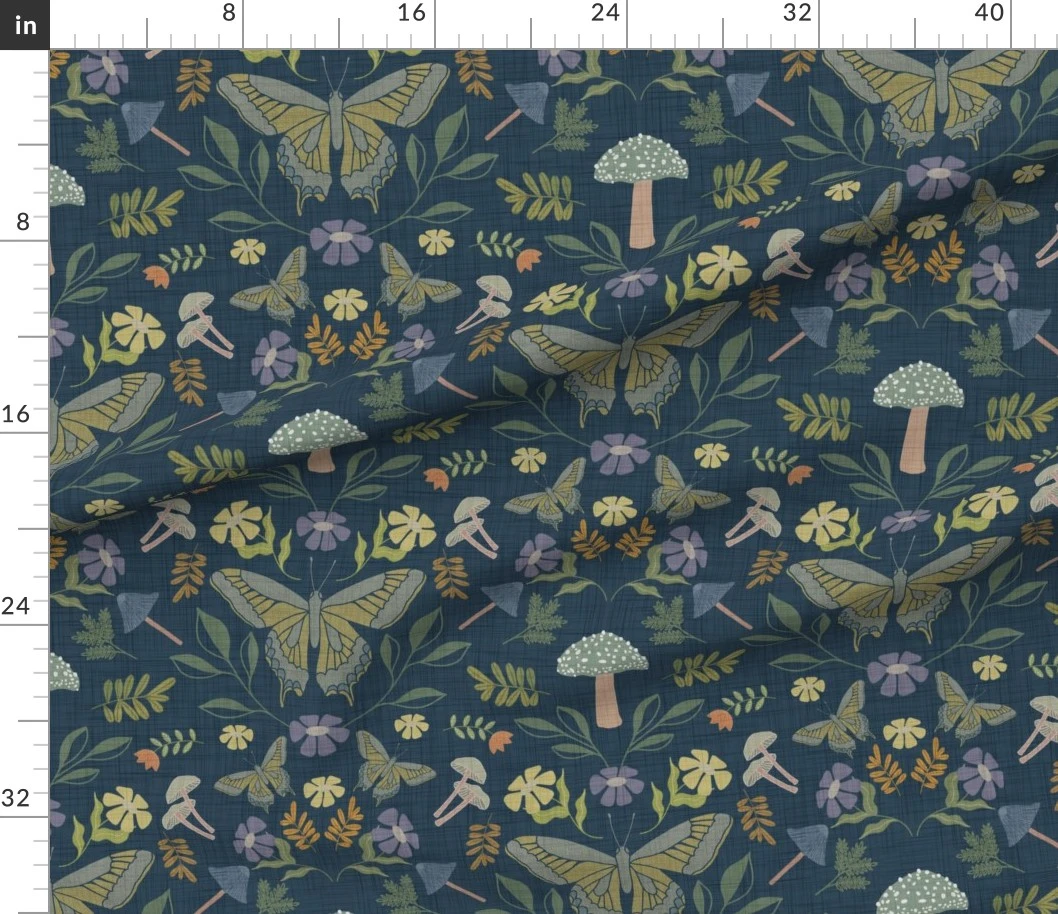 Fabric in Cottage Core Design