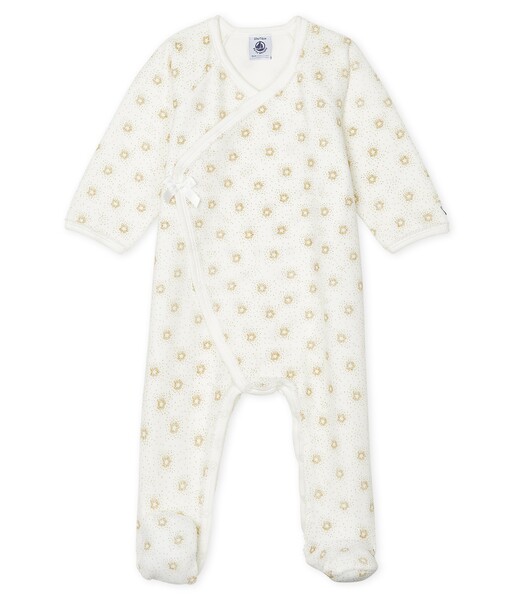 Dors bien bébé fille en velours