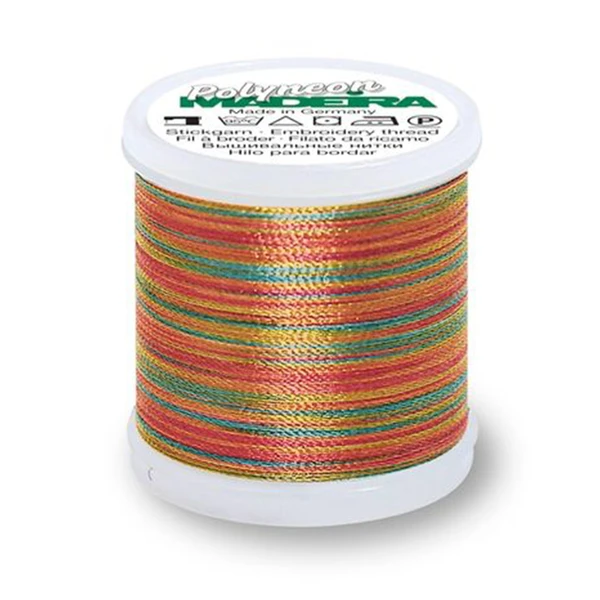 Fil à broder machine de Madeira Polyneon multicolore 200 m