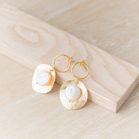 Kit boucles d'oreilles perles d'eau douce - Anaa