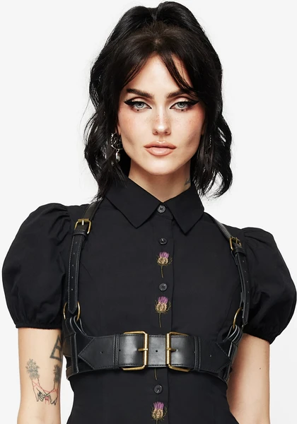 Agatha Cut Out Side Detail Harness