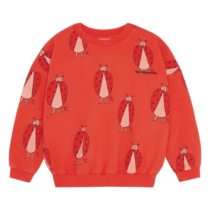 Sweat Coccinelles | Rouge