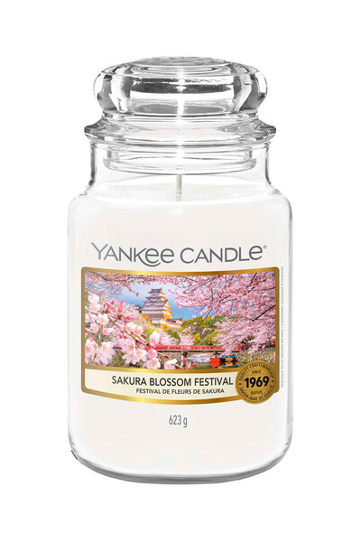 Bougie parfumée jarre grand modèle - Festival des fleurs de sakura - Yankee candle sur Showroomprive.com