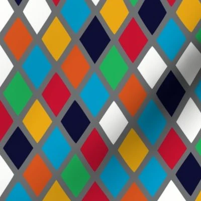 Commedia dell'arte Fabric | Spoonflower