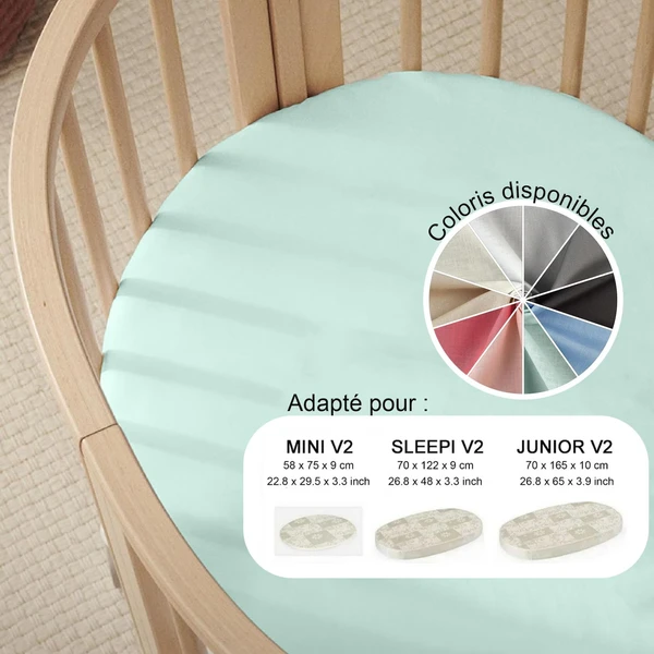 Drap housse pour lit Stokke® - Sleepi V2 (x2 ou 3)