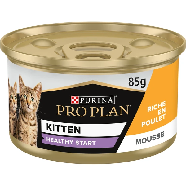 PRO PLAN Kitten Pâtée au poulet pour chaton - Boîtes de 85g ( à l'unité)