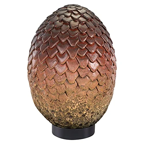The Noble Collection Game of Thrones Oeuf de Drogon - 11in (28cm) Hand Painted Dragon Egg - Officially Licensed TV Show Props Replicas Gifts