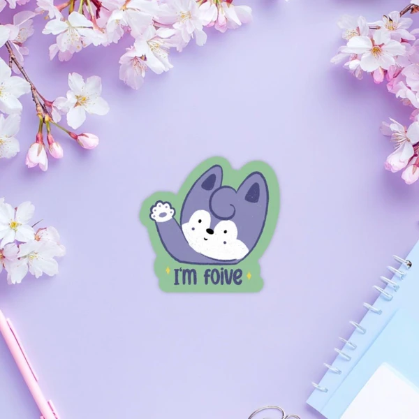 Bangchan "I'm foive" - SKZoo Stray Kids stickers