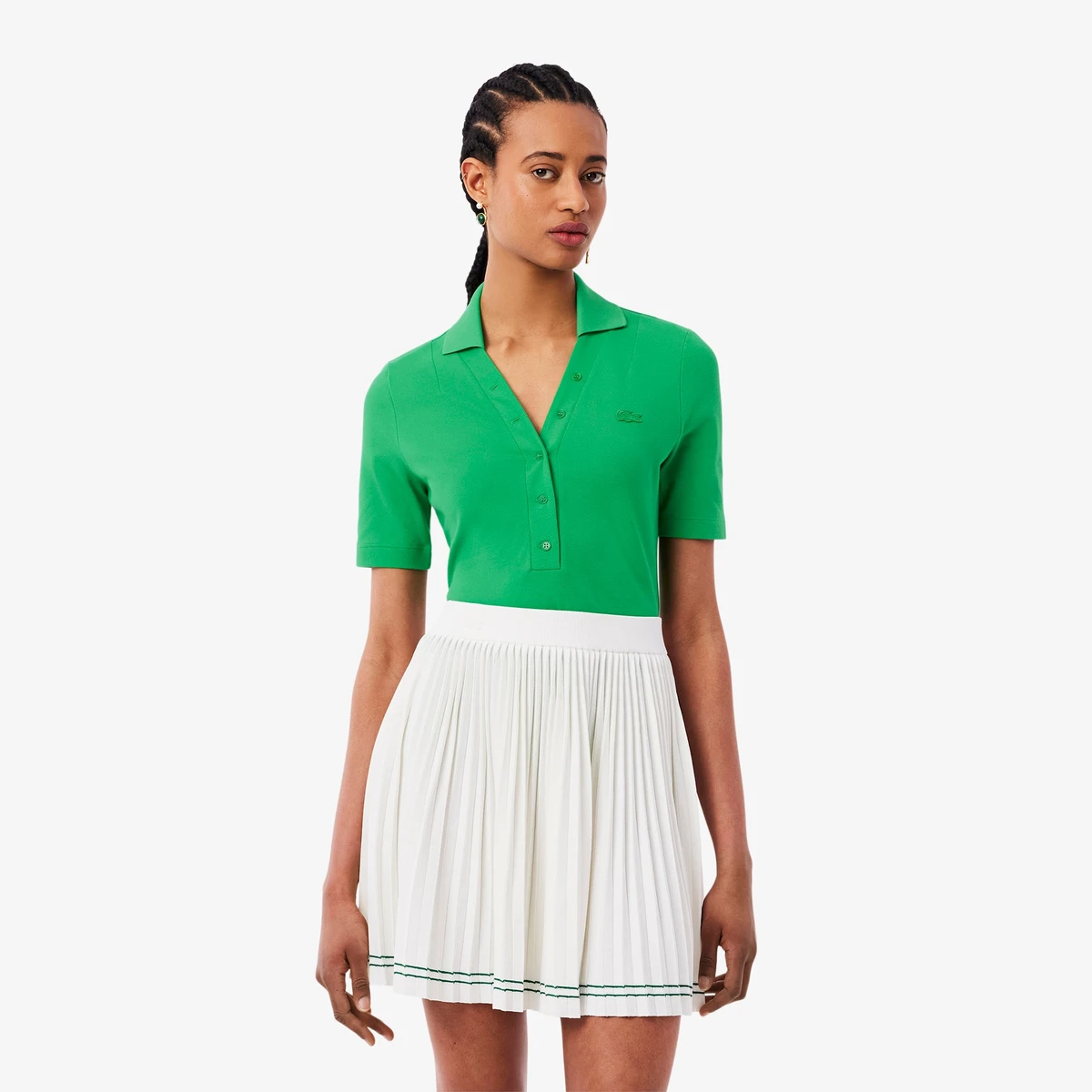 Polo slim fit mini Piqué Défilé