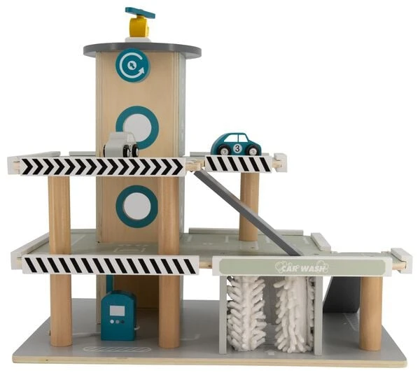 garage voitures en bois 30x45x37